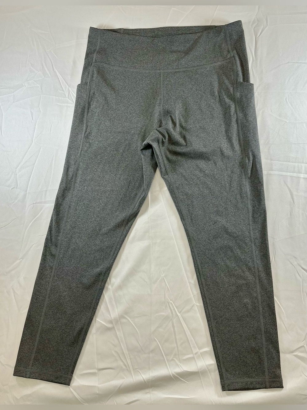 TEK GEAR Women’s High-Waist Performance Pocket Leggings - Gray